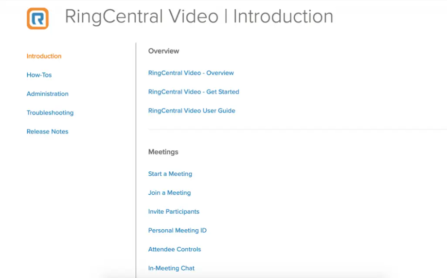RingCentral Knowledge Base